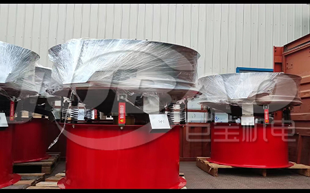 甘肅連先生訂購的一批漿液篩發貨