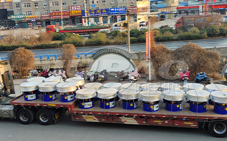 內蒙烏蘭察布客戶訂購的直徑600mm漿液篩發貨